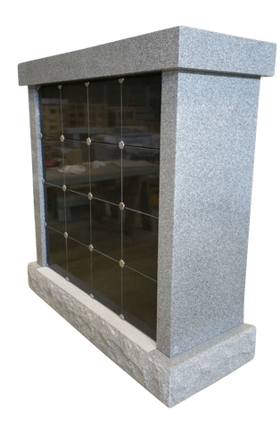 Columbarium made in America with American Granite